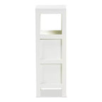 HomeStock Armadietti multiuso in legno con 2 ante e 2 ripiani, 91 cm A x 61 cm L