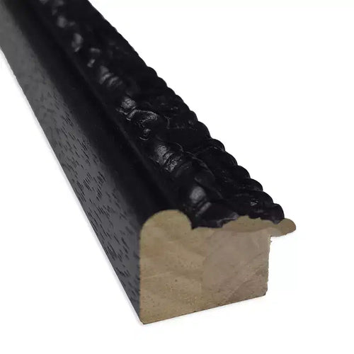 Specchio da parete per bagno Amanti Art Bethany, con cornice in legno, smussatura da mezzo pollice