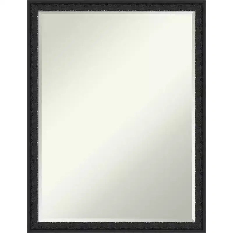 Amanti Art Bethany Half-Inch-Bevel Wood Framed Bathroom Vanity Wall Mirror