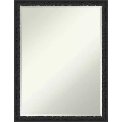 Amanti Art Bethany Half-Inch-Bevel Wood Framed Bathroom Vanity Wall Mirror