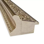 Specchio da Parete per Bagno Amanti Art Carter Dark Gold Senza Smussi con Cornice in Legno
