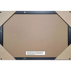 Specchio da Parete per Bagno Amanti Art Carter Dark Gold Senza Smussi con Cornice in Legno