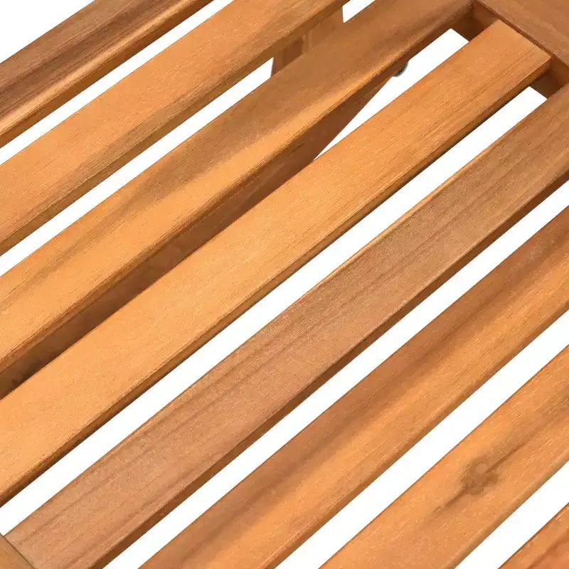 Sedia a dondolo da esterno con cuscino, dondolo da patio in legno di acacia per giardino, patio, casa
