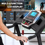 Tapis Roulant Pieghevole FYC da 3,5 HP con Inclinazione, Capacità di Carico di 150 kg, Tapis Roulant Elettrico Portatile per la Casa