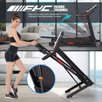 Tapis Roulant Pieghevole FYC da 3,5 HP con Inclinazione, Capacità di Carico di 150 kg, Tapis Roulant Elettrico Portatile per la Casa
