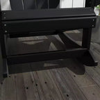 Sedia a dondolo da esterno, sedia a dondolo da portico Adirondack in HDPE per giardino, patio