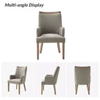 Dan Farmhouse Dining Chair with Solid Wood Natural Variation Set of 3|HULALA HOME
