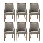 Dan Farmhouse Dining Chair with Solid Wood Natural Variation Set of 3|HULALA HOME
