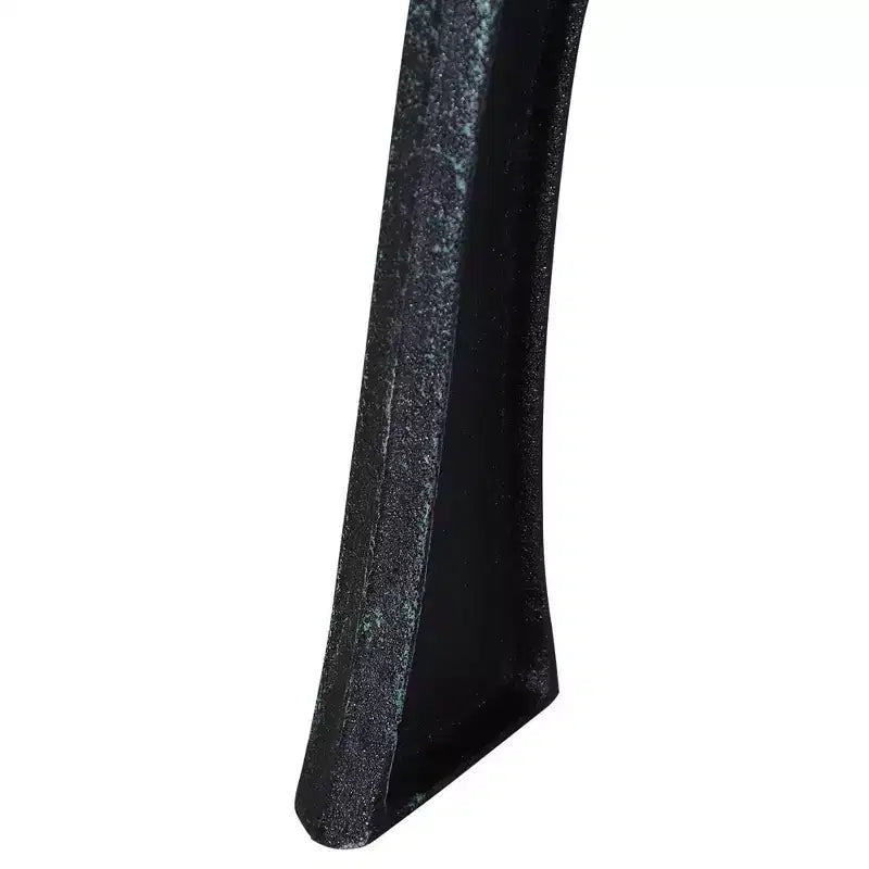 Panca da giardino per esterni da 50 pollici, divanetto da parco e patio con telaio in metallo e schienale floreale in plastica