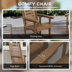2 Pieces Outdoor Rocking Chairs, HDPE Patio Rockers with 28 High Back, Wide Armrests for Porch Backyard