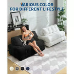 Divano Letto Pieghevole Versatile con Supporto per Cuscino | Poltrona Letto Convertibile per Soggiorno, Dormitorio | Lavabile in Lavatrice e Portatile