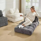Divano Letto Pieghevole Versatile con Supporto per Cuscino | Poltrona Letto Convertibile per Soggiorno, Dormitorio | Lavabile in Lavatrice e Portatile