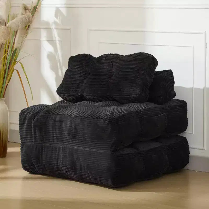 Versatile Folding Sofa Bed with Pillow Support | Convertible Sleeper Chair for Living Room, Dorm | Machine Washable & Portable