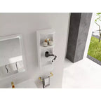 3-Tier Bathroom Corner Shelves, 12 Wall-Mounted Storage Rack with Hair Dryer Shelves,Side Cabinet Organizer,Wood Corner Shelf for Small Spaces Decor