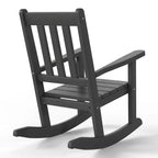 WestinTrends Malibu Outdoor HDPE Plastic Preschool Toddler Rocking Chairs (Set of 2)