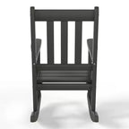 WestinTrends Malibu Outdoor HDPE Plastic Preschool Toddler Rocking Chairs (Set of 2)