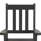 WestinTrends Malibu Outdoor HDPE Plastic Preschool Toddler Rocking Chairs (Set of 2)