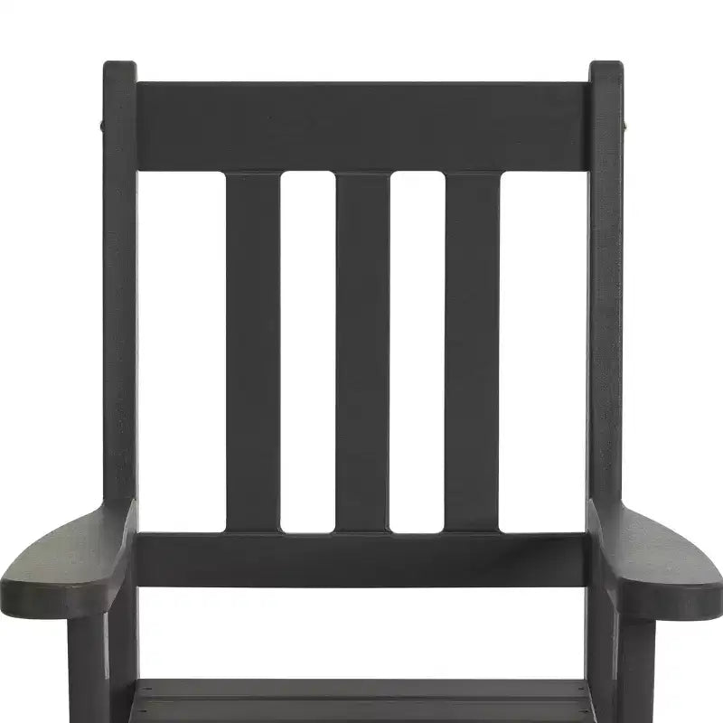 WestinTrends Malibu Outdoor HDPE Plastic Preschool Toddler Rocking Chairs (Set of 2)