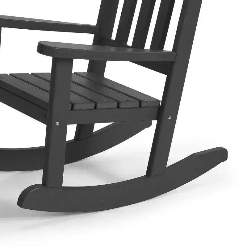 WestinTrends Malibu Outdoor HDPE Plastic Preschool Toddler Rocking Chairs (Set of 2)