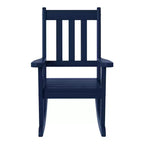WestinTrends Malibu Outdoor HDPE Plastic Preschool Toddler Rocking Chairs (Set of 2)