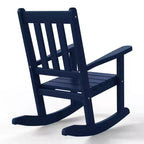 WestinTrends Malibu Outdoor HDPE Plastic Preschool Toddler Rocking Chairs (Set of 2)