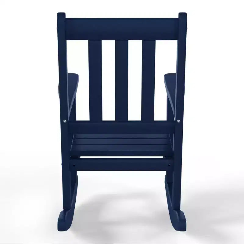 WestinTrends Malibu Outdoor HDPE Plastic Preschool Toddler Rocking Chairs (Set of 2)