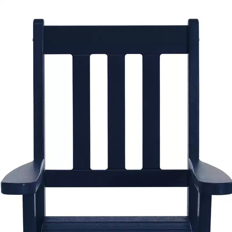 WestinTrends Malibu Outdoor HDPE Plastic Preschool Toddler Rocking Chairs (Set of 2)