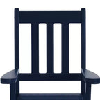 WestinTrends Malibu Outdoor HDPE Plastic Preschool Toddler Rocking Chairs (Set of 2)