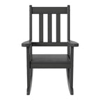 WestinTrends Malibu Outdoor HDPE Plastic Preschool Toddler Rocking Chairs (Set of 2)