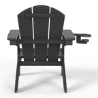 WestinTrends Malibu Kids Outdoor HDPE Plastic Adirondack Patio Chairs with Cup Holders (Set of 2)