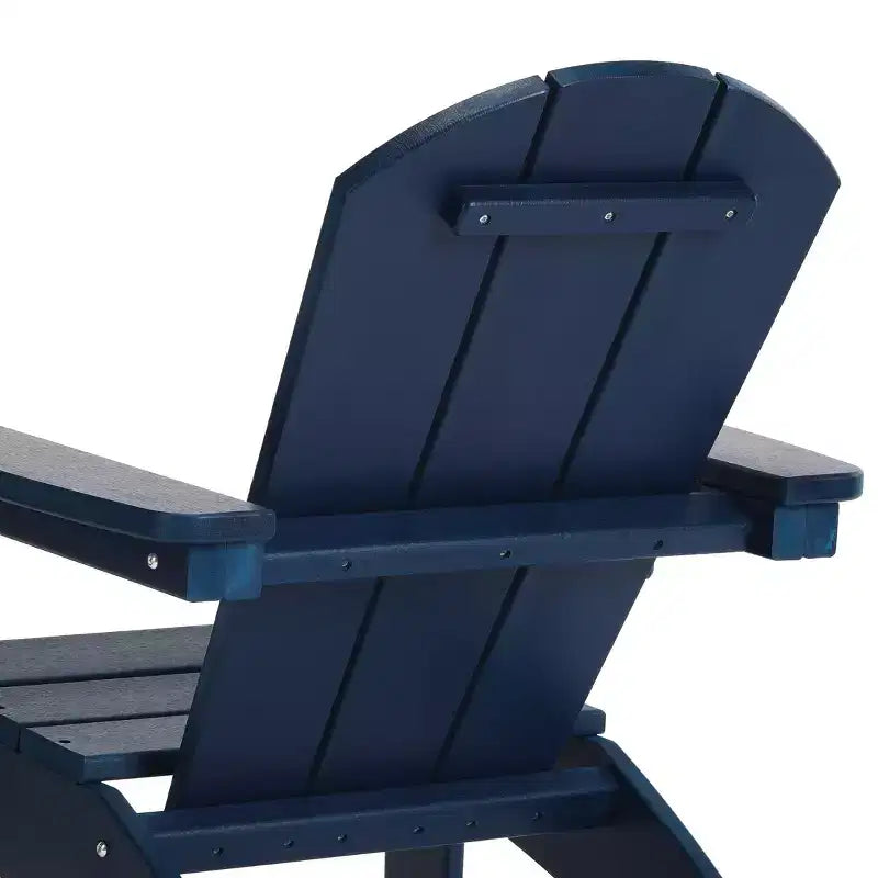 WestinTrends Malibu Kids Outdoor HDPE Plastic Adirondack Patio Chairs with Cup Holders (Set of 2)