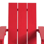 WestinTrends Ashore Sedie da patio moderne Adirondack per bambini in plastica HDPE da esterno con portabicchieri (set da 2)