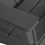WestinTrends Ashore Sedie a dondolo moderne per bambini in plastica HDPE da esterno (set da 2)