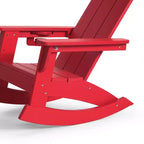 WestinTrends Ashore Sedie a dondolo moderne per bambini in plastica HDPE da esterno (set da 2)