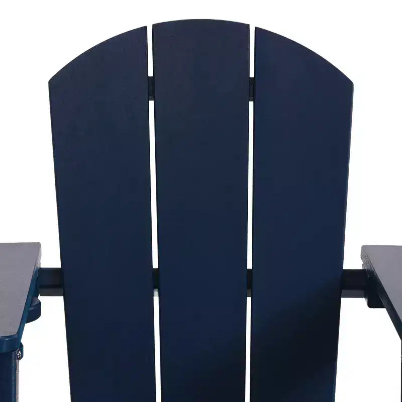 WestinTrends Malibu Outdoor HDPE Plastic Preschool Toddler Classic Adirondack Rocking Chairs (Set of 2)
