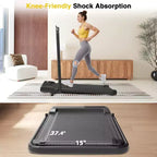 Tapis roulant Redliro 2 in 1 con inclinazione, tapis roulant sotto la scrivania con display a LED e APP per l'home office
