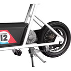 Razor Rambler 12 Minimoto Elettrica Retrò con Motore da 250W e Batteria da 24V, Bianca