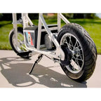 Razor Rambler 12 Minimoto Elettrica Retrò con Motore da 250W e Batteria da 24V, Bianca