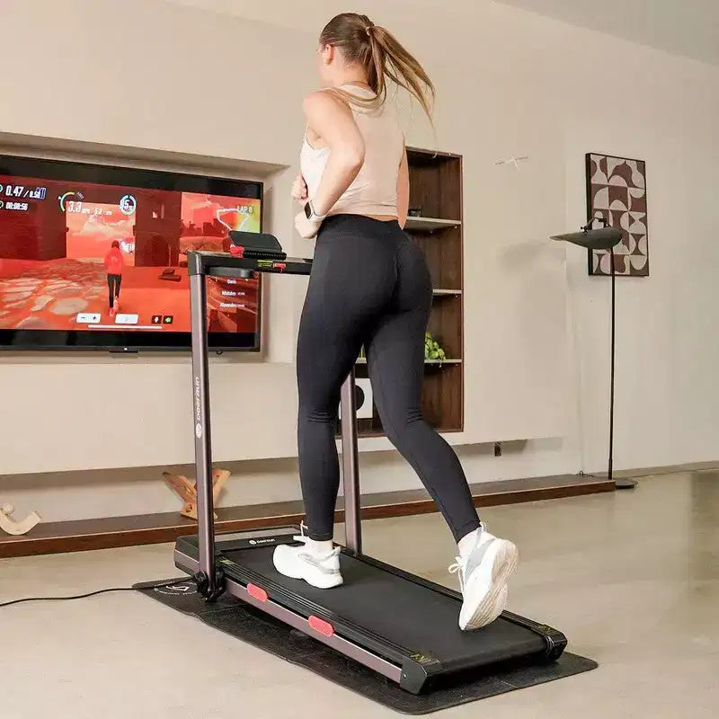Tapis Roulant Pieghevole DeerRun Z10 Pro Muse Tipo 2 in 1 con Telecomando, Inclinazione Automatica 12%