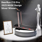 Tapis Roulant Pieghevole DeerRun Z10 Pro Muse Tipo 2 in 1 con Telecomando, Inclinazione Automatica 12%