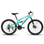 Whisen 26 Inch Steel Frame Shock Fork Plus Shock Absorber 21-speed Unisex Mountain Bike