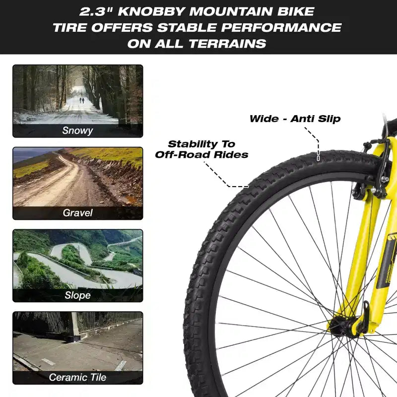 Hykolity 29 pollici Mountain Bike 29r MTB Bicicletta Sportiva Bici Grande Full Suspension Leggera Ciclismo All'aperto per Adulti Uomo Donna Grigio Neutro
