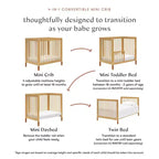 Babyletto Gelato 4-in-1 Convertible Mini Crib