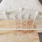 Twin Bed Frame, Twin Size Metal Platform with Heart Shaped Headboard, 11.5 Underbed Storage, No Box Spring Needed, Noise Free & Easy Assembly