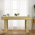 Consolle lunga 63 pollici, consolle rettangolare in legno per ingresso, consolle stile rustico per corridoio, soggiorno, atrio, camera da letto
