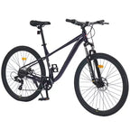 Mountain bike Whisen 27.5 con cambio posteriore a 8 velocità, sospensione anteriore, telaio in acciaio