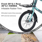 Whisen 26 Cargo Bike with 7 Speed, Aluminum Alloy Frame, Double Disc Brakes for Women and Men