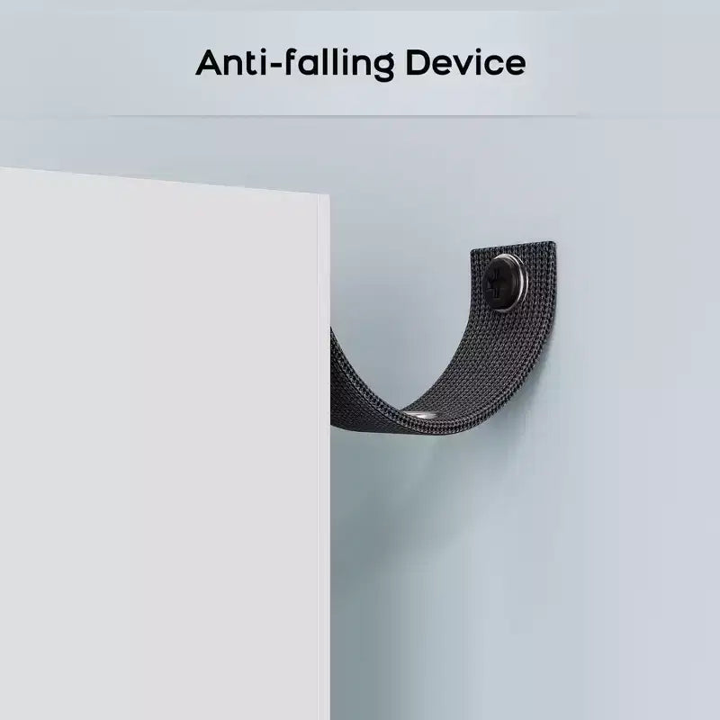 Mobiletto a 9 Ripiani, Armadio per Bambini, Scaffale Antiribaltamento Sicuro di Colore Bianco per Cameretta, Sala Giochi