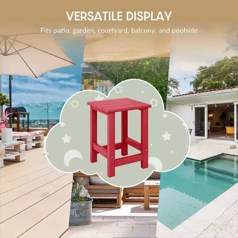 WestinTrends Ashore Set da 3 Pezzi di Sedia a Dondolo Moderna per Bambini con Portabicchieri e Tavolino Laterale Quadrato