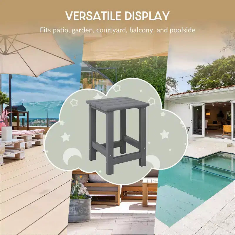 WestinTrends Ashore Set da 3 Pezzi di Sedia a Dondolo Moderna per Bambini con Portabicchieri e Tavolino Laterale Quadrato